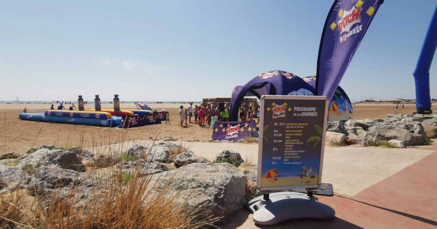 Cap d'Agde - Mercredi 26 juillet, c'est la tournée Pitch à Rochelongue !