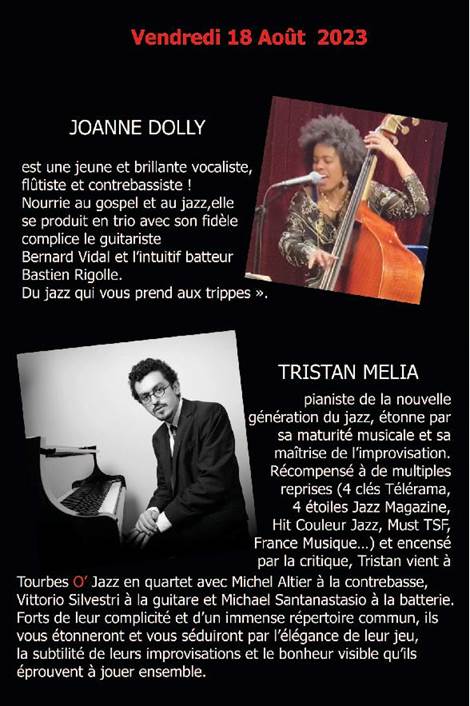 Tourbes - Le festival Tourbes O' Jazz revient du 18 au 20 août 2023
