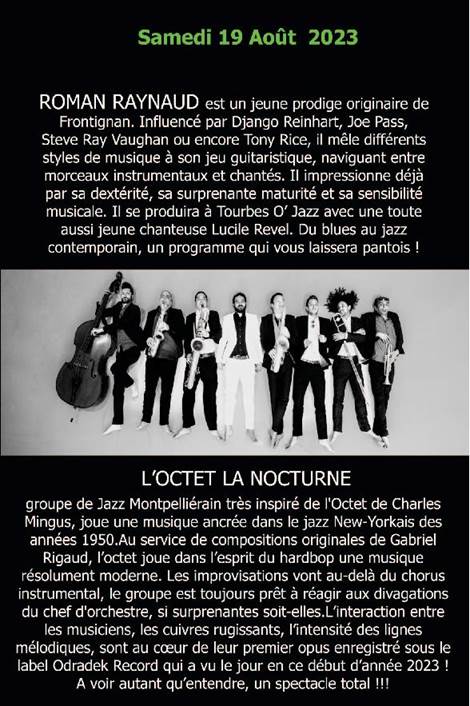 Tourbes - Le festival Tourbes O' Jazz revient du 18 au 20 août 2023