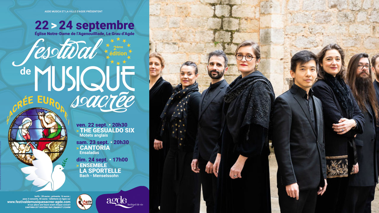 Agde - Le 2ème Festival de Musique Sacrée d'Agde aura lieu en septembre