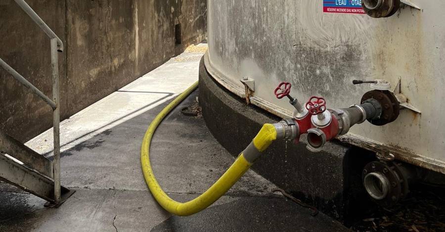 Florensac - La cave coopérative Florès met à disposition une de ses cuves au SDIS de Florensac