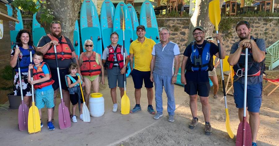 Bessan - Prendre un peu de fraîcheur sur le fleuve Hérault en canoë !
