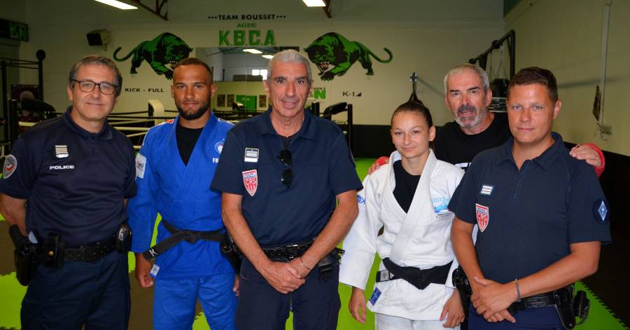 Agde - Des champions de Judo de la Police en préparation à Agde