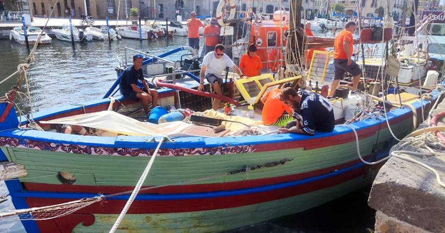 Marseillan - Le vieux gréement Le Jusqu'au Bout a failli couler