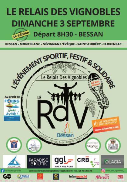 Bessan - Le top départ approche pour la troisième édition du Relais des vignobles