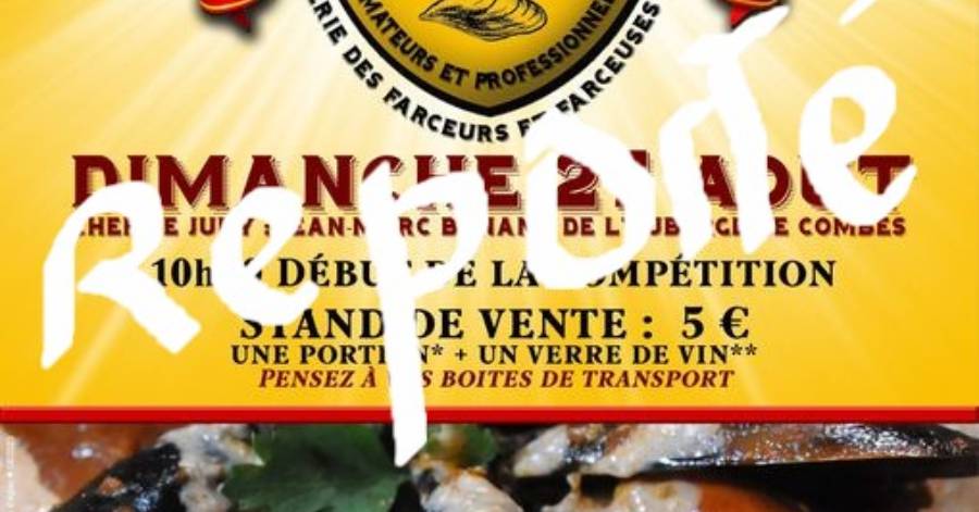 Cap d'Agde - Le championnat du Monde de moules farcies est reporté !