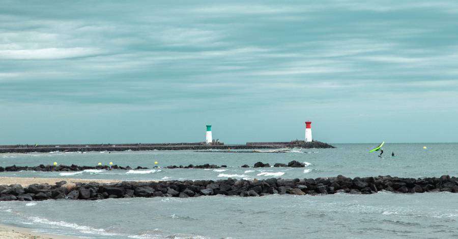 Agde - Photos : la Tamarissière sous les nuages en fin de journée !