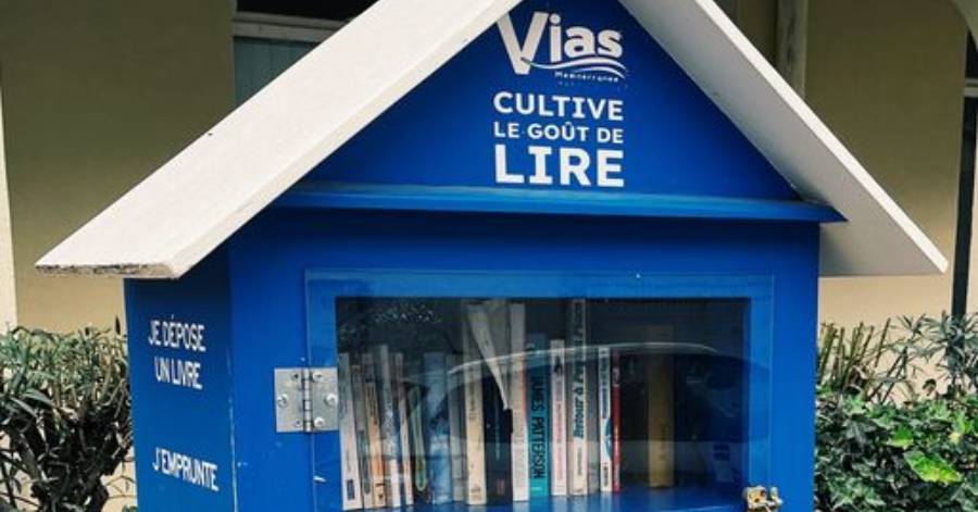 Vias - 5 boîtes à livres sont à votre disposition dans la commune !