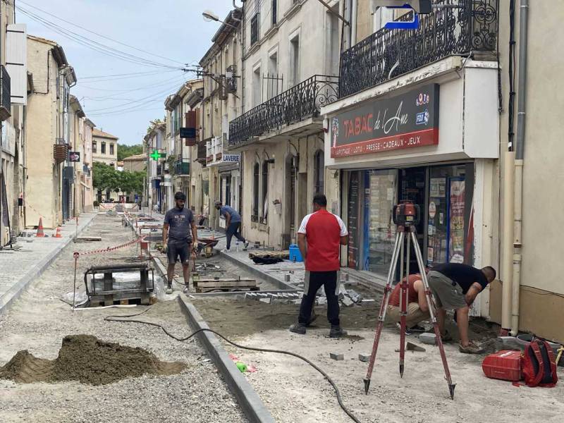 Bessan - La seconde et ultime phase des travaux de requalification de la Grand'rue démarre
