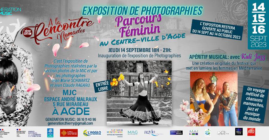Agde - 3ème édition A la rencontre Nomade à Agde top départ le 14 septembre
