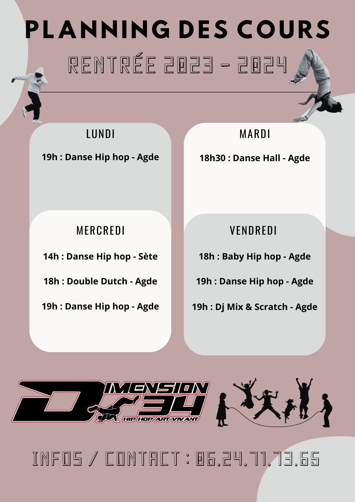 Danse Agde - Bienvenue à la nouvelle saison de Dimension34 !