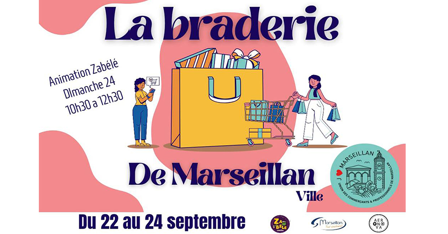 Marseillan - La Braderie de Marseillan-ville aura lieu les 22, 23 et 24 septembre !