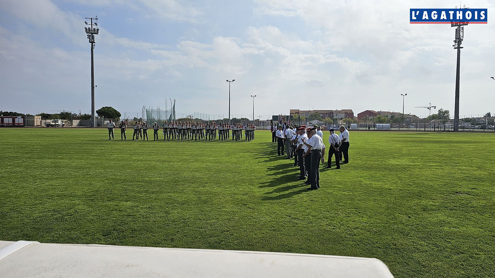 Agde - Cérémonie de remise des Képis Blancs du 4ème Régiment de la Légion Étrangère
