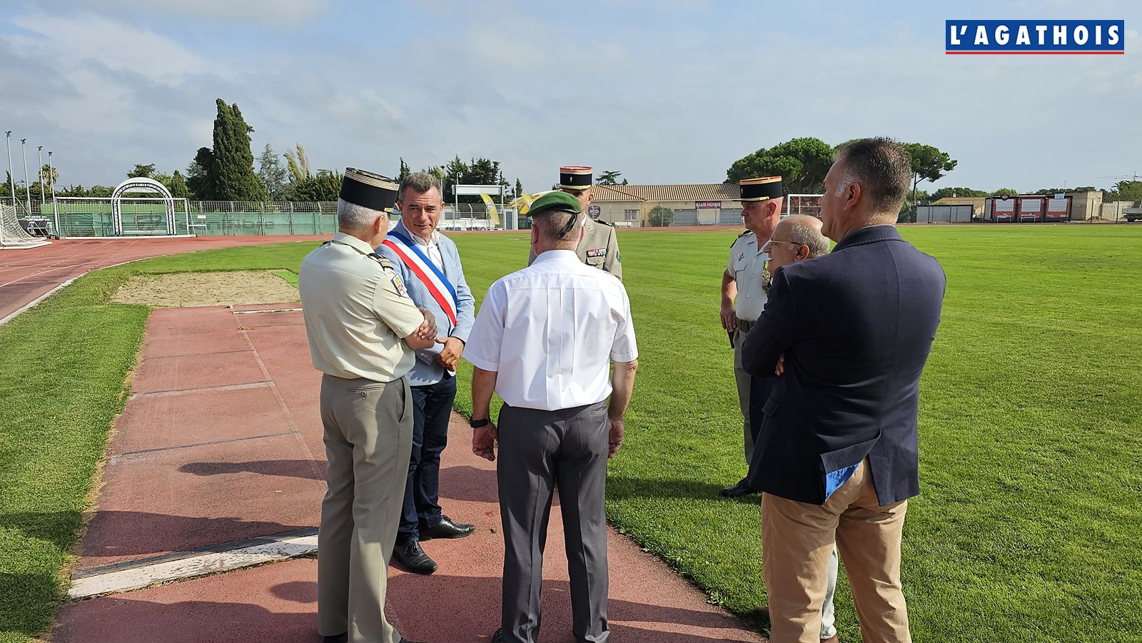 Agde - Cérémonie de remise des Képis Blancs du 4ème Régiment de la Légion Étrangère