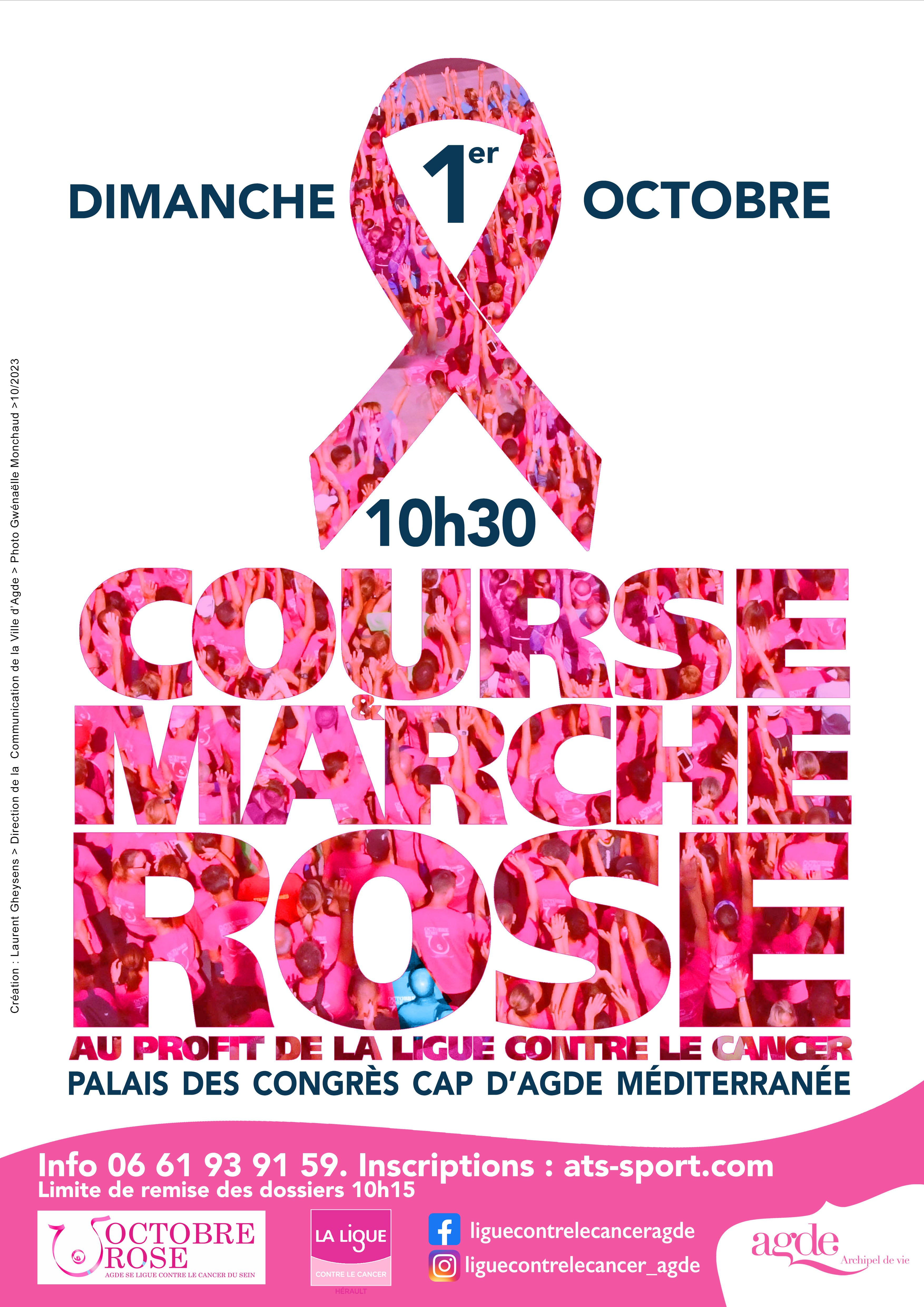 Cap d'Agde - La Course Rose c'est le 1er Octobre : Toutes les infos !