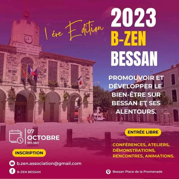 Bessan - L'association bessanaise « B-Zen » invite à son premier forum autour du bien-être