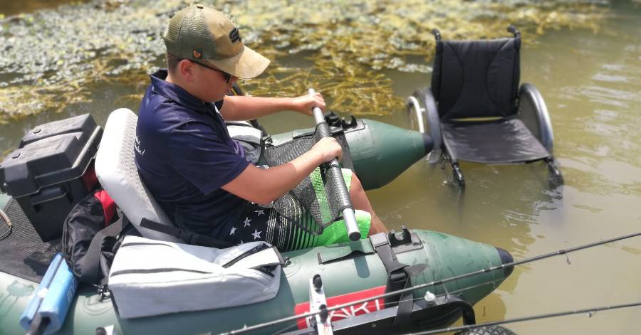 Bessan - Tiago, un jeune Bessanais de 12 ans, paraplégique, participe à une compétition officielle de pêche