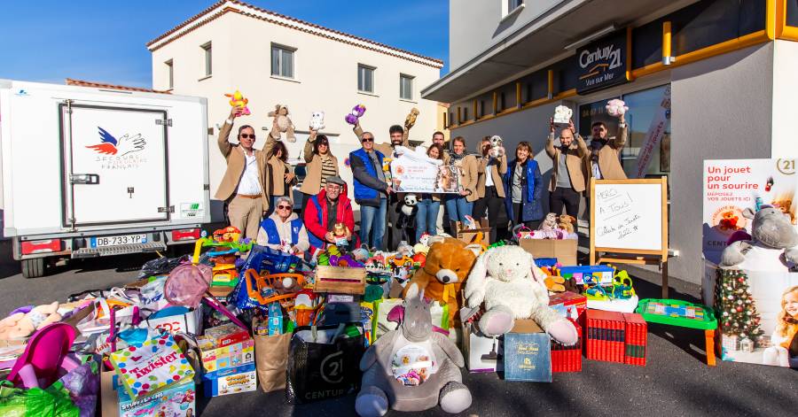 Agde - Century 21 Agde lance une grande opération de collecte de jouets pour Noël