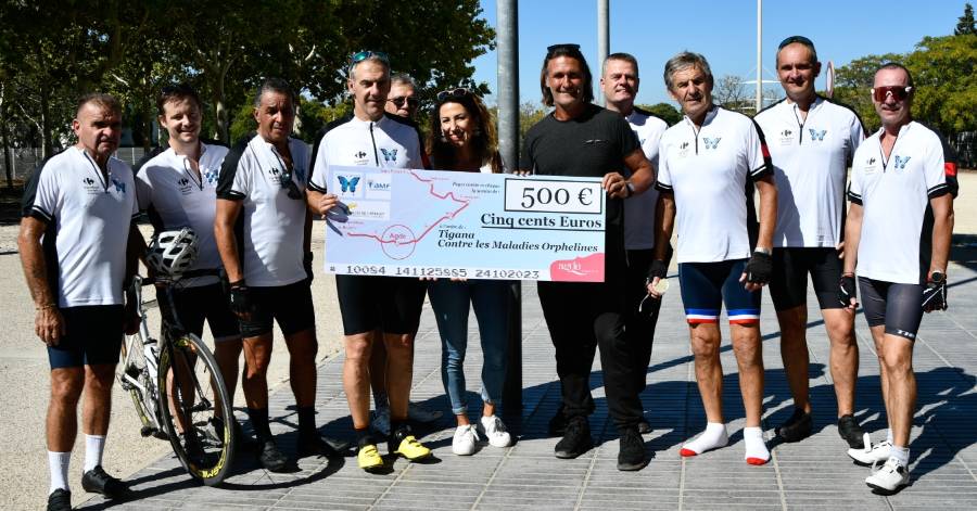 Agde - Des maires de l'Hérault parcourent 250 km à vélo pour la bonne cause !