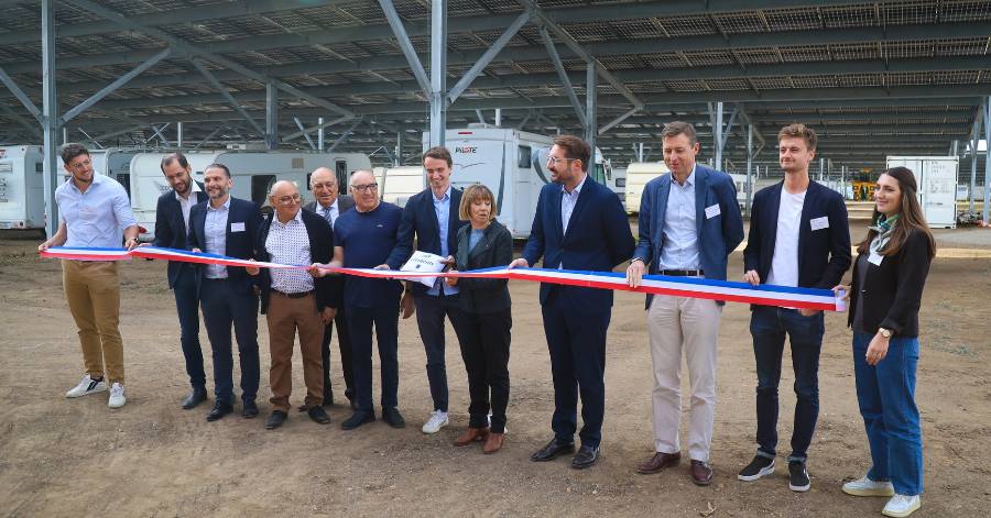 Vias - Inauguration du Parc Photovoltaïque de la Blanque à Vias