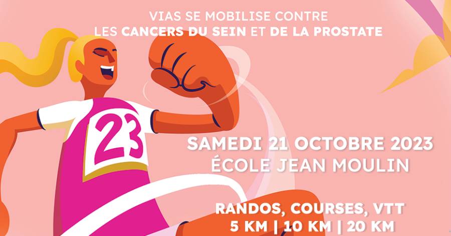 Vias - La Course Rose à Vias c'est samedi 21 octobre !