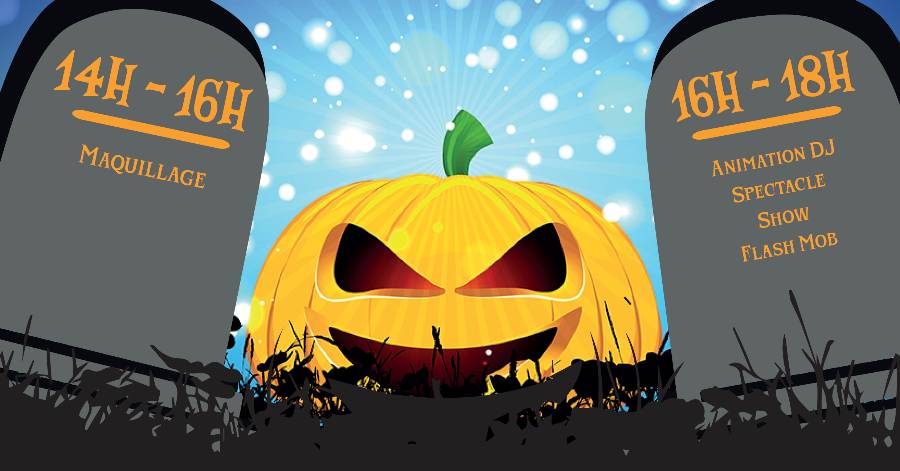 Agde - Halloween mardi 31 octobre de 14h à 18h Place du jeu de ballon à Agde gratuit !