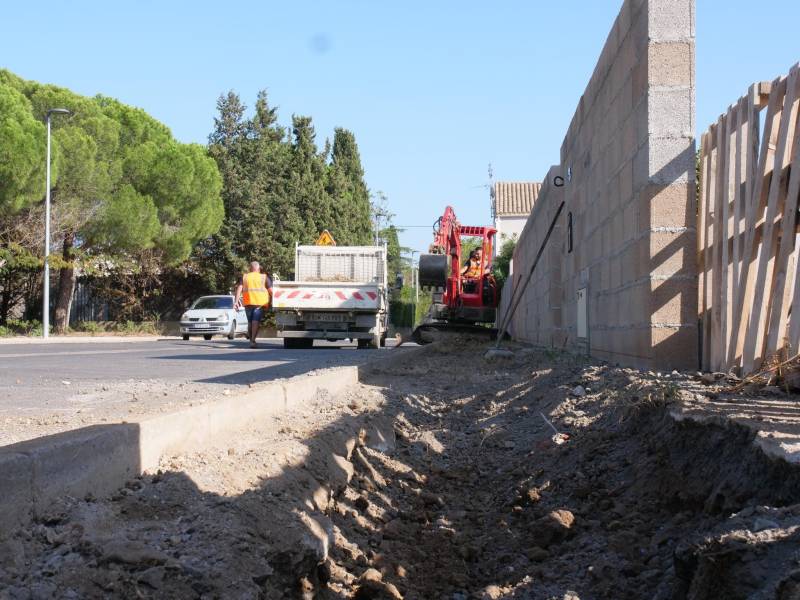 Bessan - En centre-ville et dans les quartiers, les chantiers et travaux vont bon train