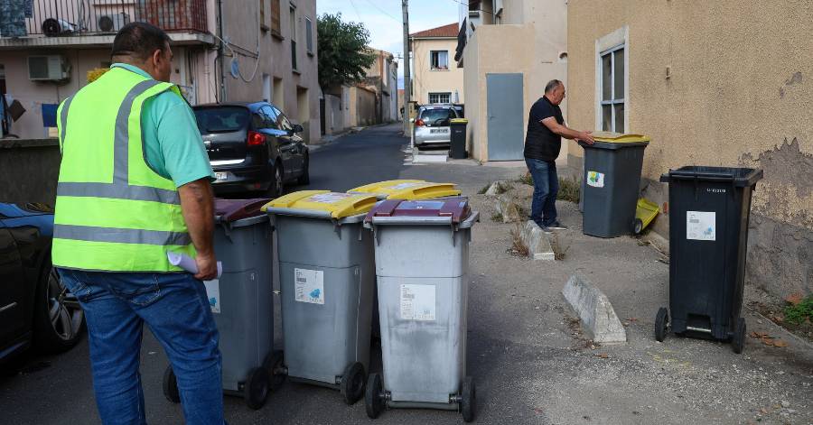 Vias - Les poubelles individuelles ne doivent pas rester en permanence au point de collecte