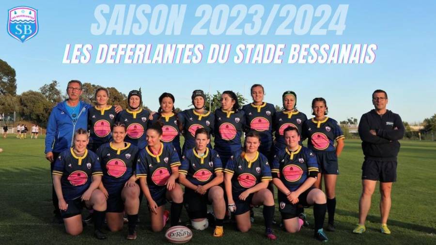 Bessan - Le rugby féminin adopté par le village autour des dynamiques Déferlantes