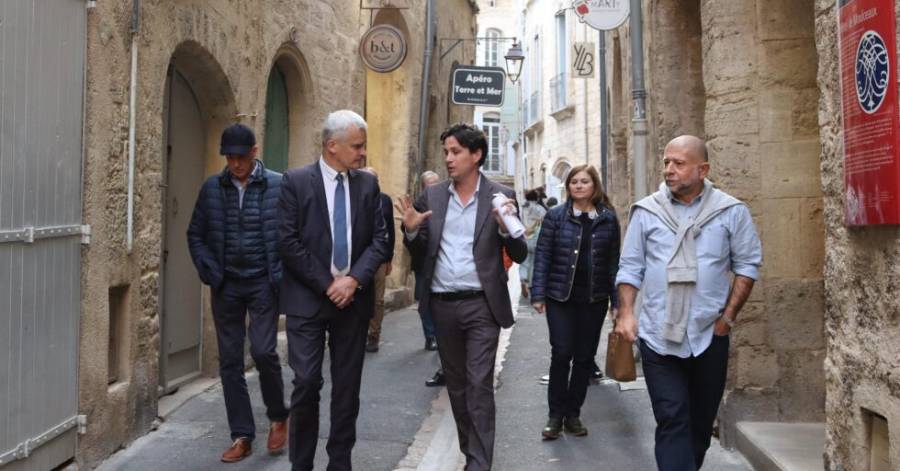 Pézenas - Le nouveau Sous-Préfet de Béziers en visite à Pézenas