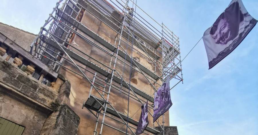 Pézenas - Visite du chantier de la Maison Consulaire à Pézenas