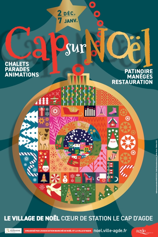Cap d'Agde - Découvrez les horaires du village de Noël du Cap d'Agde !