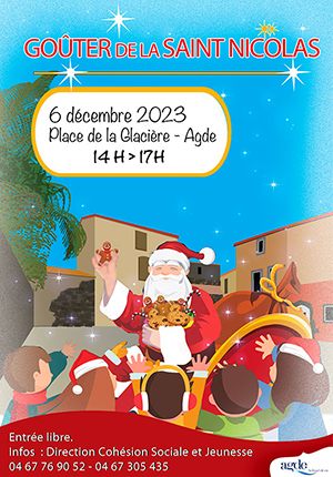 Agde - Goûter de la Saint-Nicolas : ce mercredi 6 décembre à Agde !