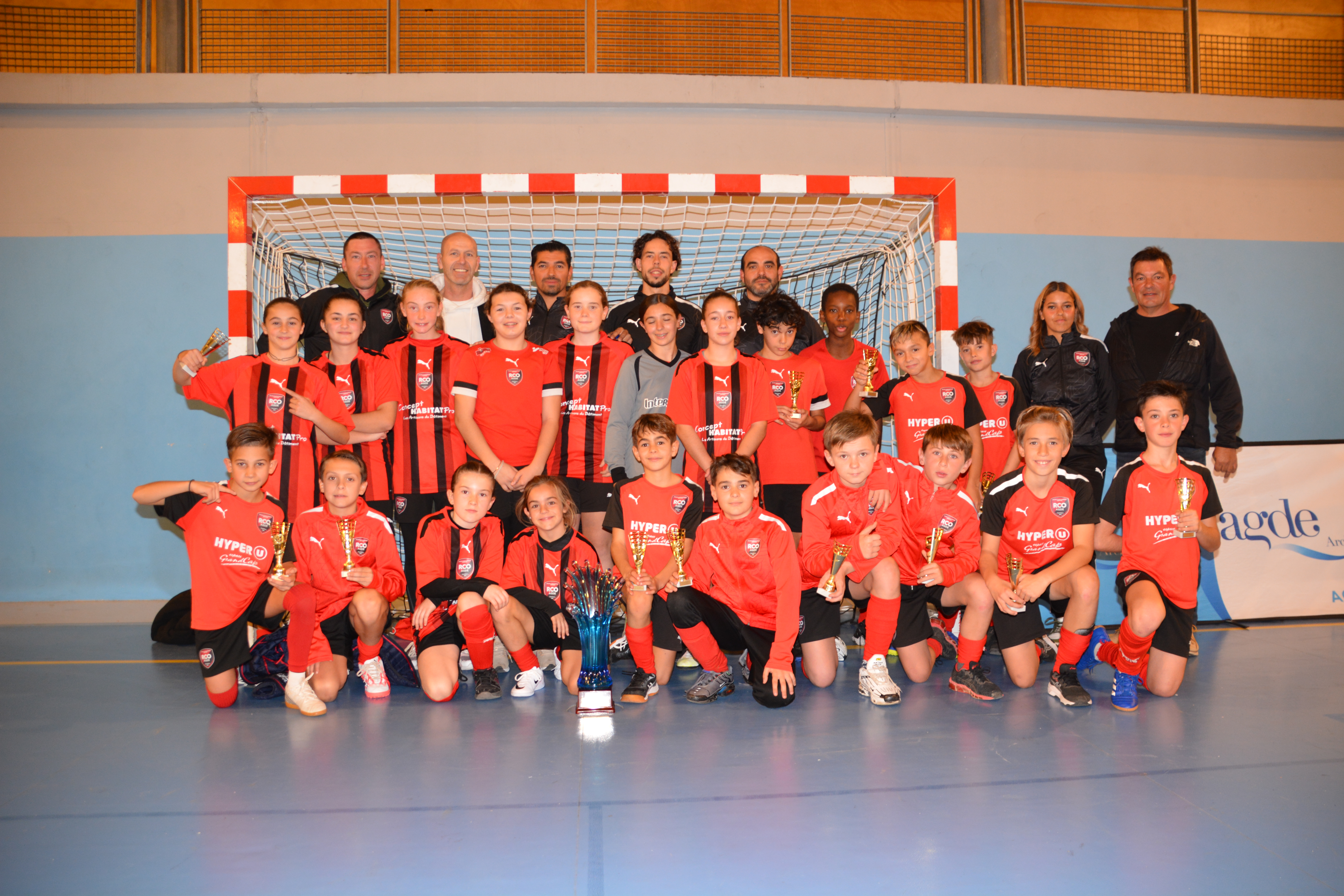 Football Agde - Le RCO Agde remporte le tournoi futsal Édouard Moreno !