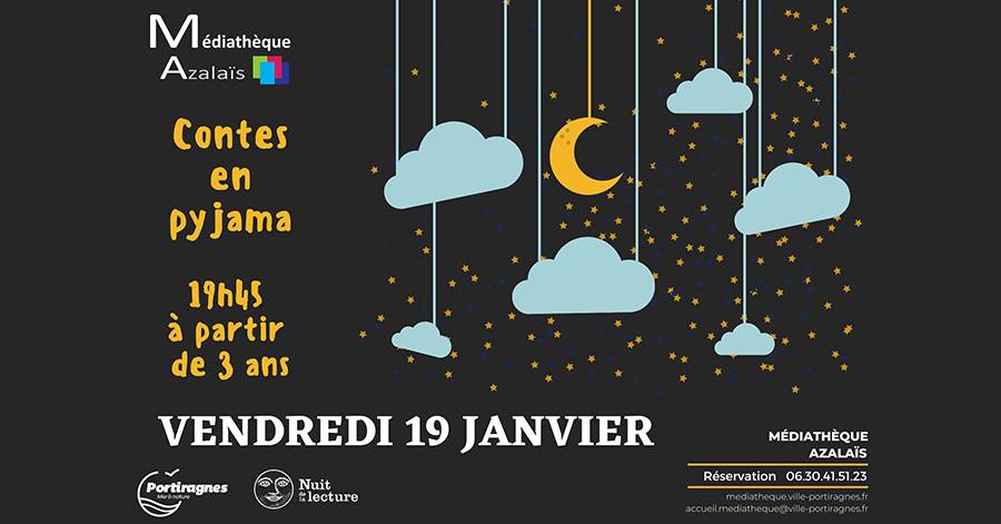Portiragnes - Nuit de la lecture à Portiragnes rendez-vous ce vendredi 19 janvier !