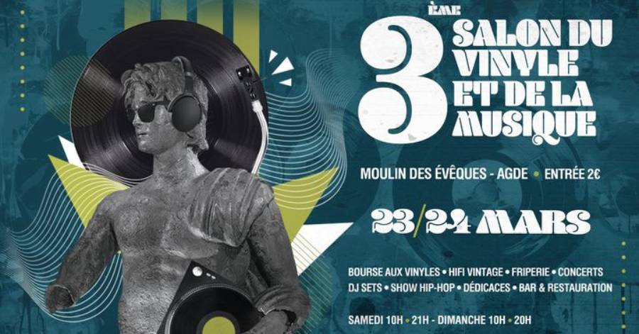 Agde - Le Salon du Vinyle d'Agde de retour les 23 et 24 mars prochains