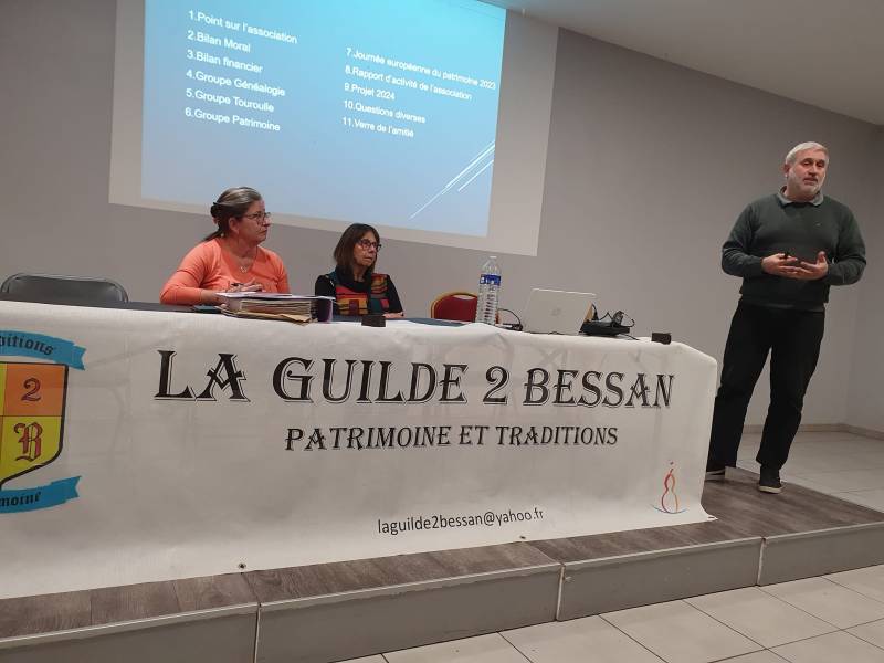 Bessan - La Guilde poursuit son action plus que passionnée en faveur du patrimoine local
