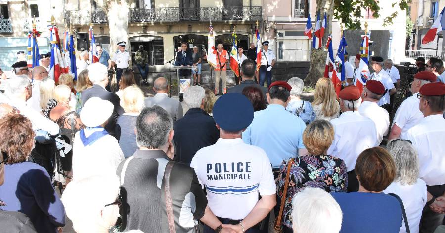 Agde - La Ville d'Agde commémore l'Appel du 18 juin avec une cérémonie émouvante