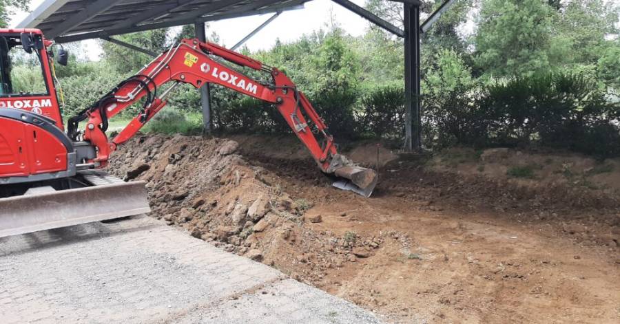 Pézenas - Les travaux de réfection du parking des Cordeliers ont commencé