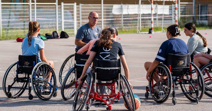 Marseillan - Handi Thau Access a sensibilisé les élèves de cinquième au handisport