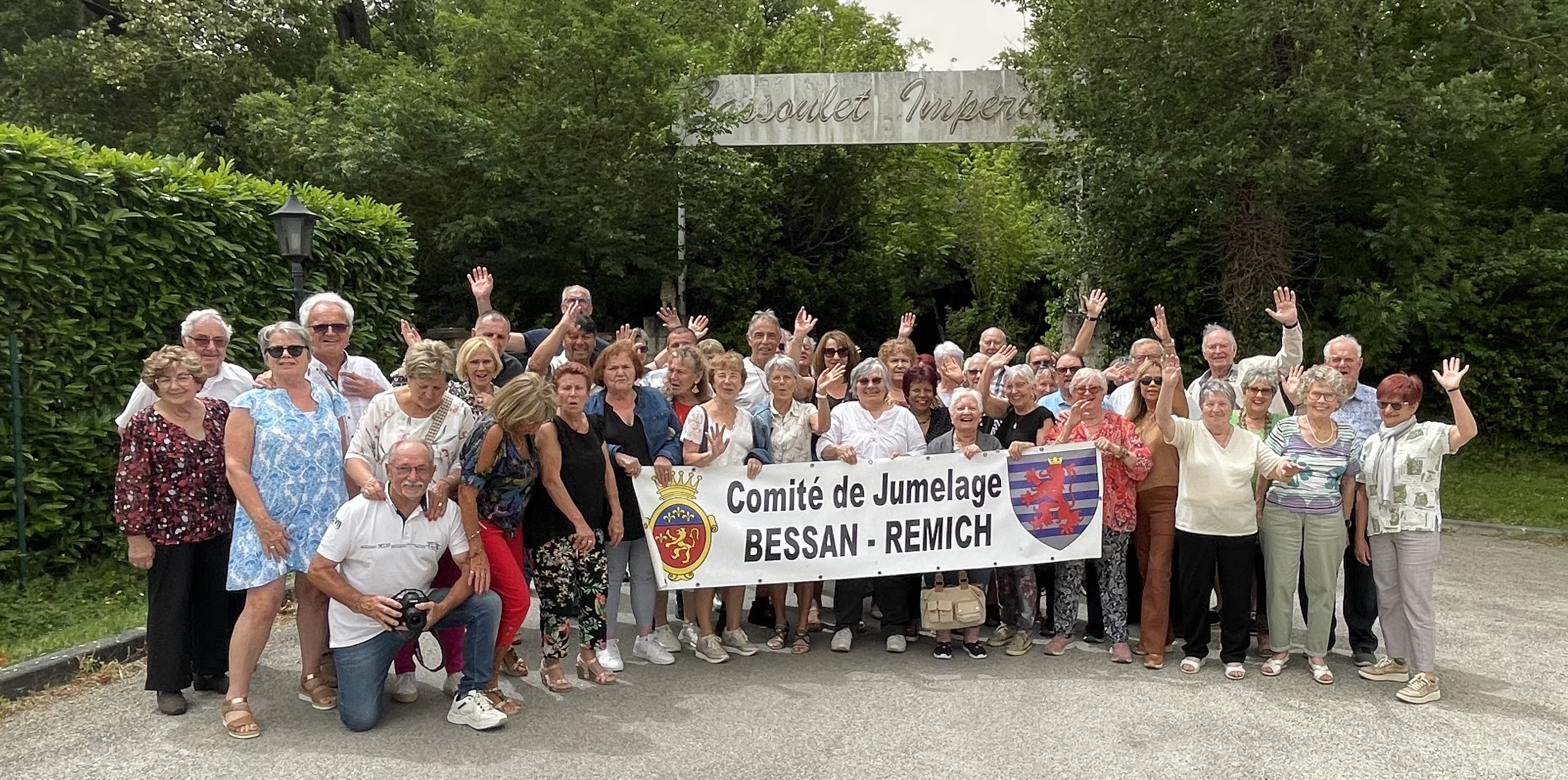 Bessan - Le comité de jumelage Bessan – Remich en terres audoises autour d'un cassoulet