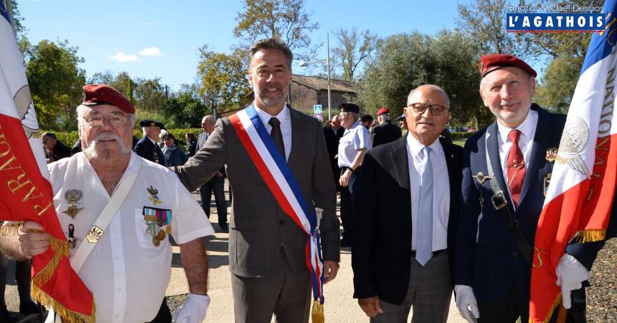 Agde - Célébration de la Saint-Michel, Saint Patron des Parachutistes.