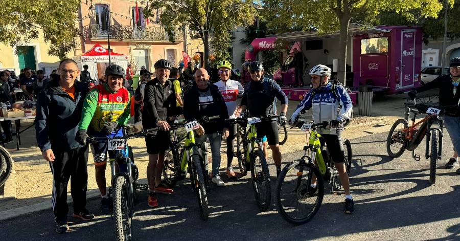 Aumes - La sortie de VTT du téléthon c'est toujours un succès