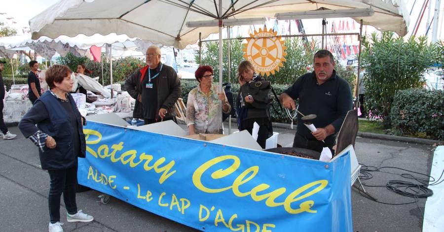 Cap d'Agde - Le Rotary Club grillera ses marrons au Salon Nautique pour la bonne cause