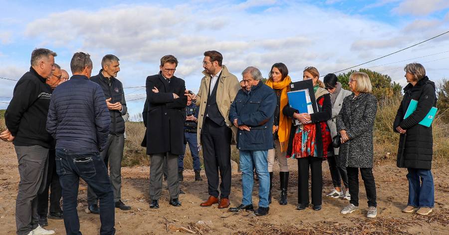 Vias - Visite du Préfet de l'Hérault : Échanges sur l'Érosion Marine et le Trait de Côte