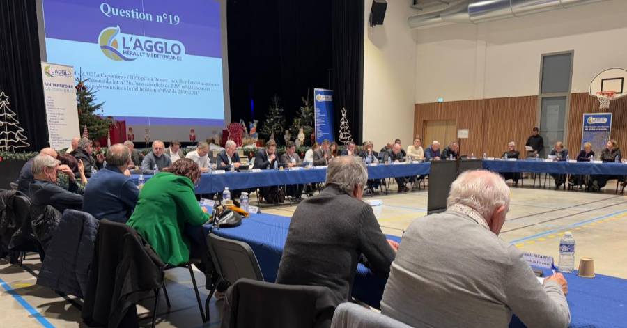 Agglo Hérault Méditerranée - Le budget de l'agglomération adopté à une large majorité, des mesures solidaires et de développement à l'ordre du jour