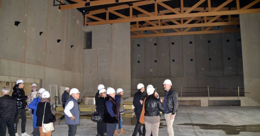 Agde - Les premières images de l'intérieur de la future salle des fêtes d'Agde