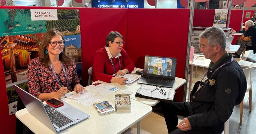 Cap d'Agde - L'Office de Tourisme à la rencontre des professionnels du tourisme à Lyon