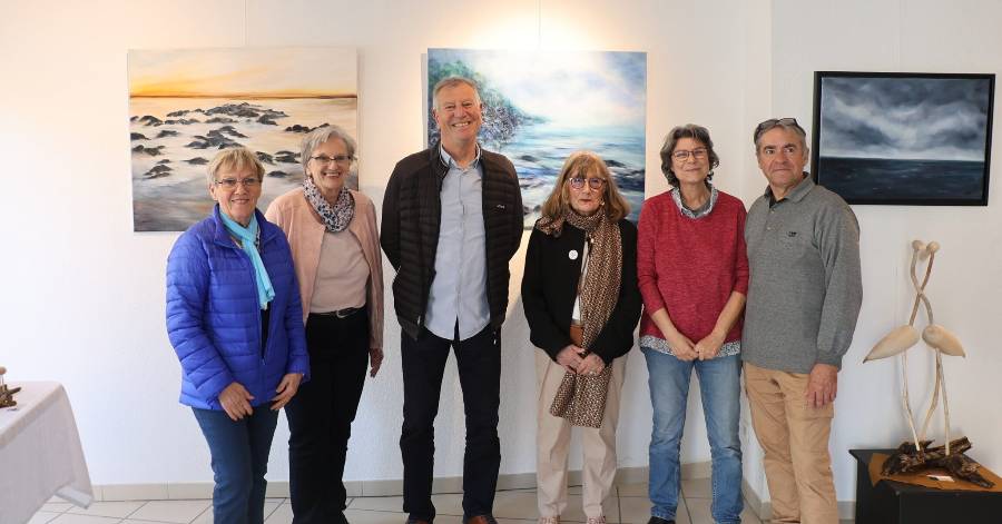 Vias - Vernissage de l'exposition : De la source au rivage à la galerie André Malraux