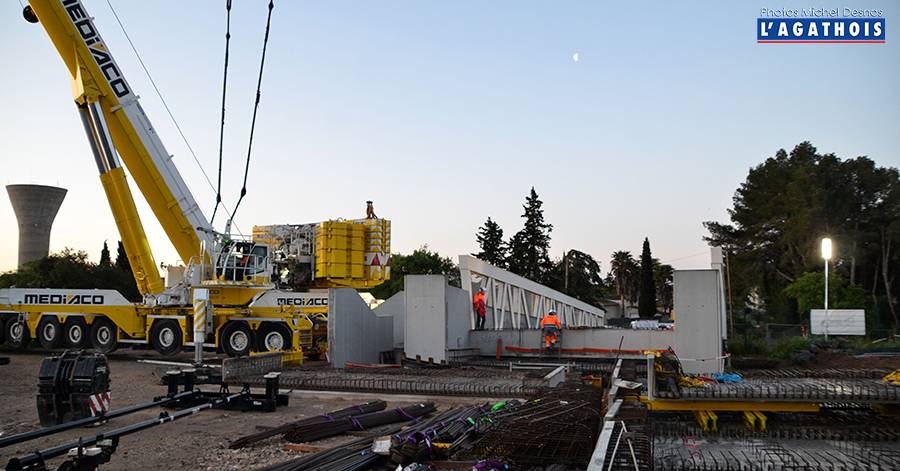 Vias - Une étape clé franchie pour le futur pont du chemin de Coussergues